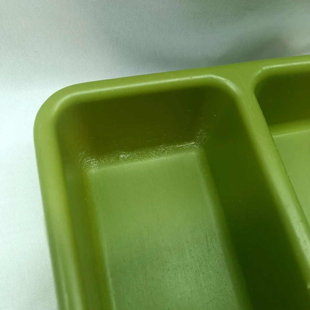 Rubbermaid Silverware Drawer Organizer Avocado Green 2922 Vintage MCM